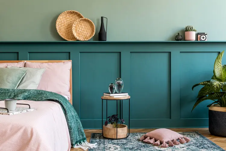 A well presented bedroom in a managed North Wales holiday let